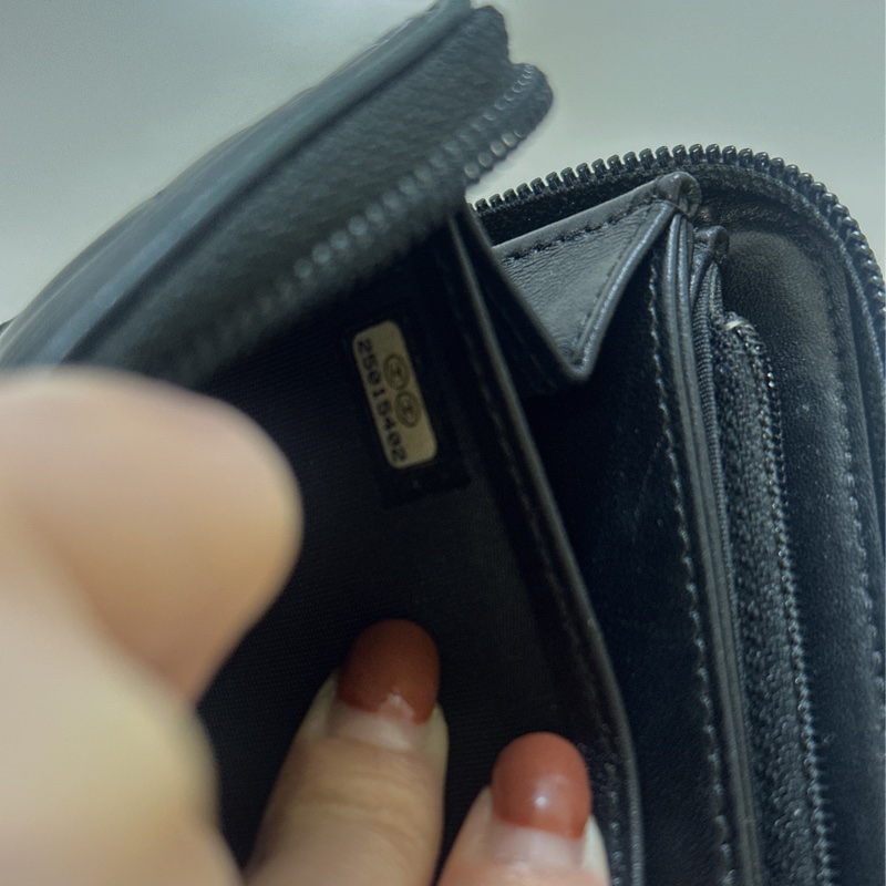 香奈兒長夾（黑釦）-8