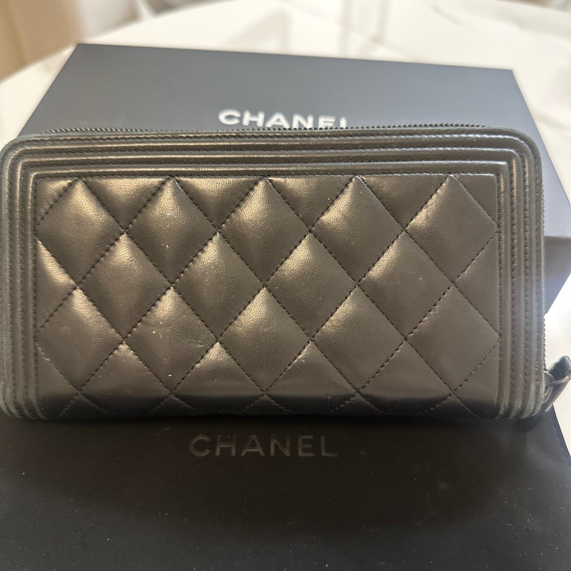 香奈兒長夾（黑釦）-11