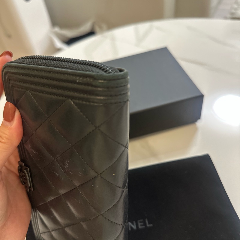 香奈兒長夾（黑釦）-14