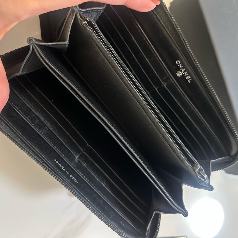 香奈兒長夾（黑釦）-15