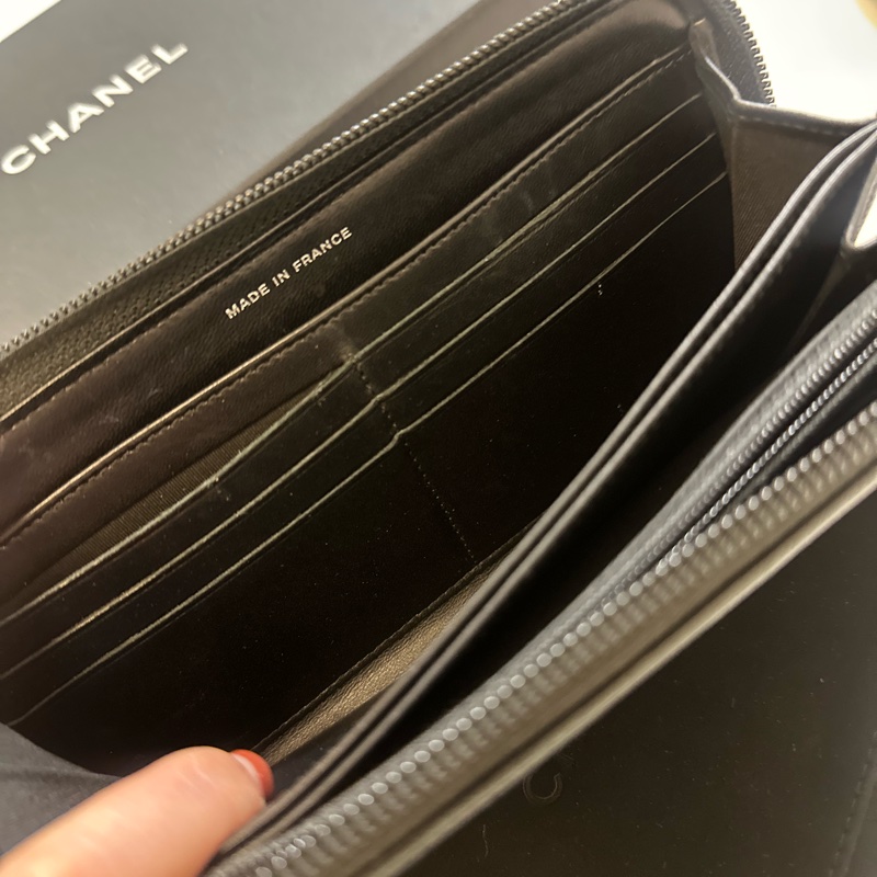 香奈兒長夾（黑釦）-18