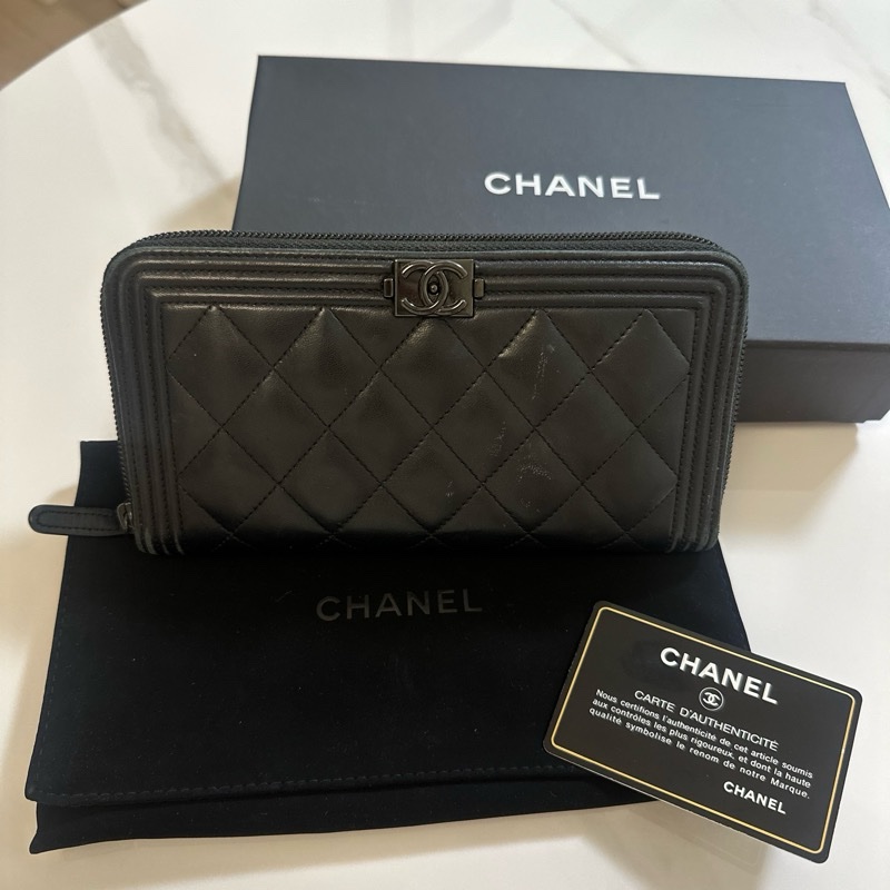 香奈兒長夾（黑釦）-21