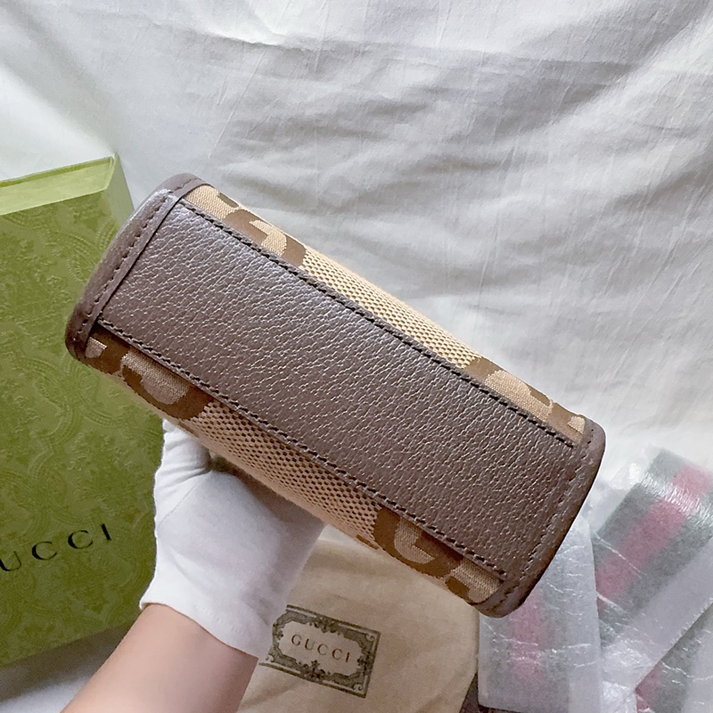 全新Gucci老花JUMBO GG肩背手提琴譜包 gucci包 gucci斜背 gucci托特包 Gucci琴譜包-3