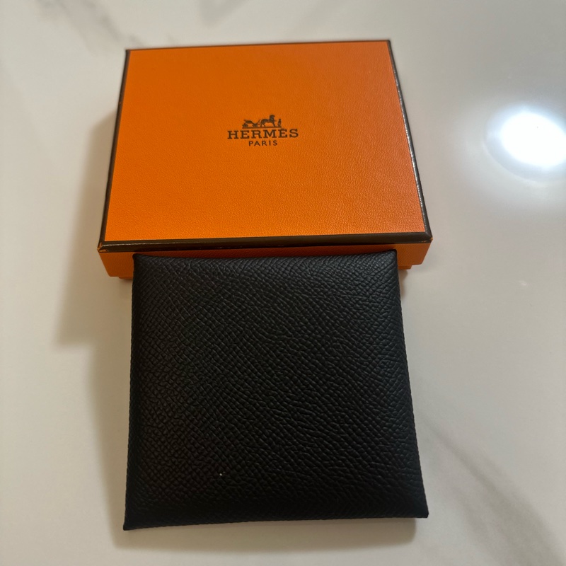 Hermes bastia 零錢包👛 黑色-6