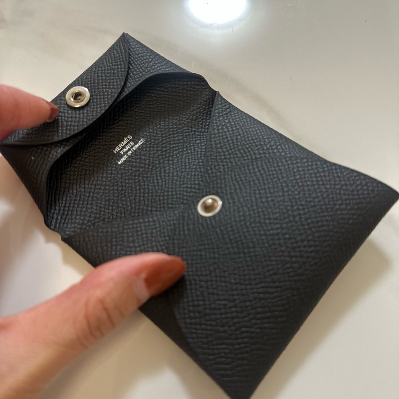 Hermes bastia 零錢包👛 黑色-8