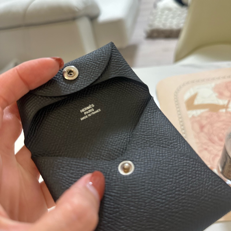 Hermes bastia 零錢包👛 黑色-9