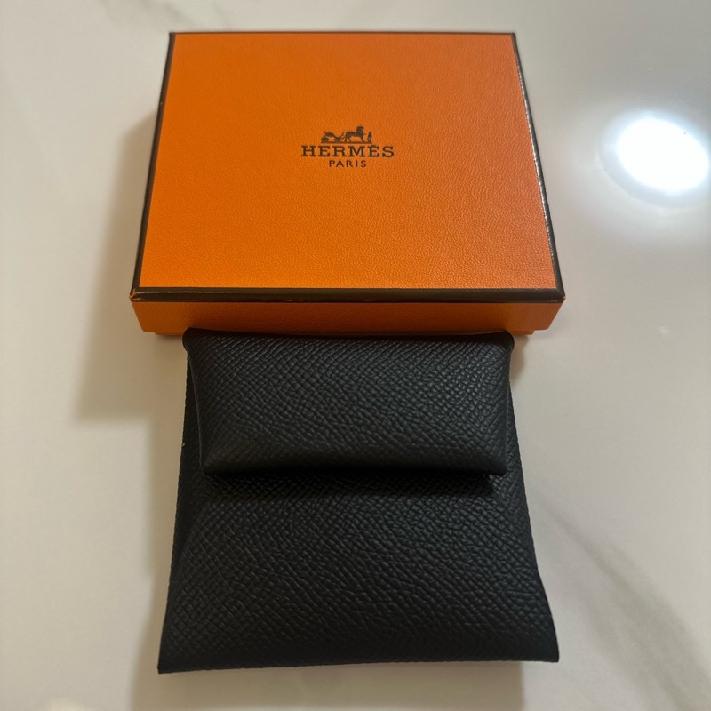 Hermes bastia 零錢包👛 黑色-10