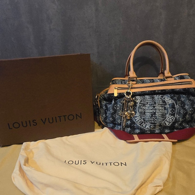 Louis Vuitton 2006 牛仔包 CABAS RAYE GM-0