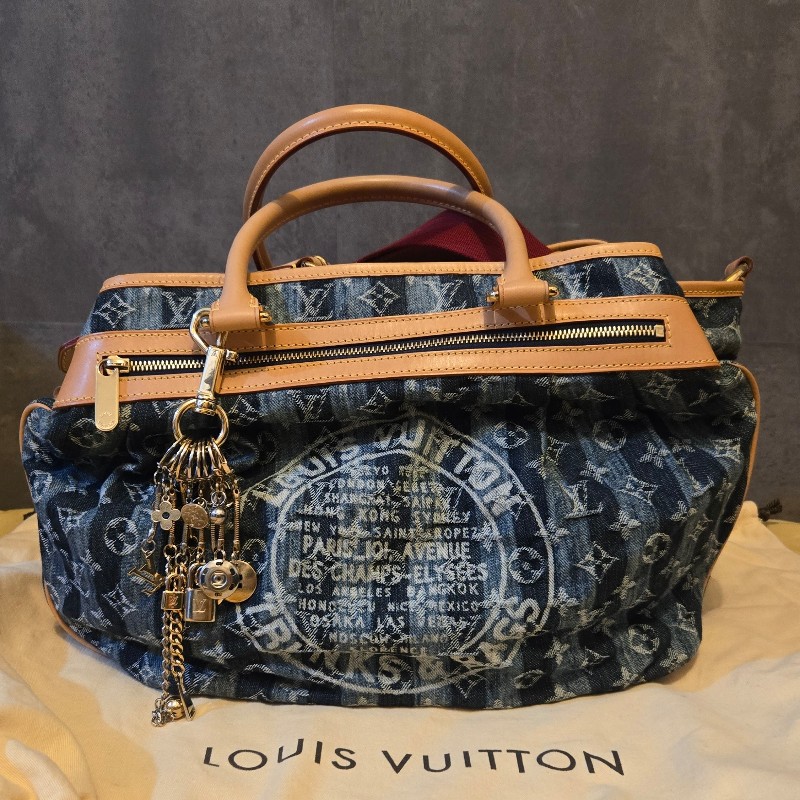 Louis Vuitton 2006 牛仔包 CABAS RAYE GM-1