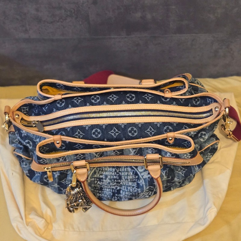 Louis Vuitton 2006 牛仔包 CABAS RAYE GM-3