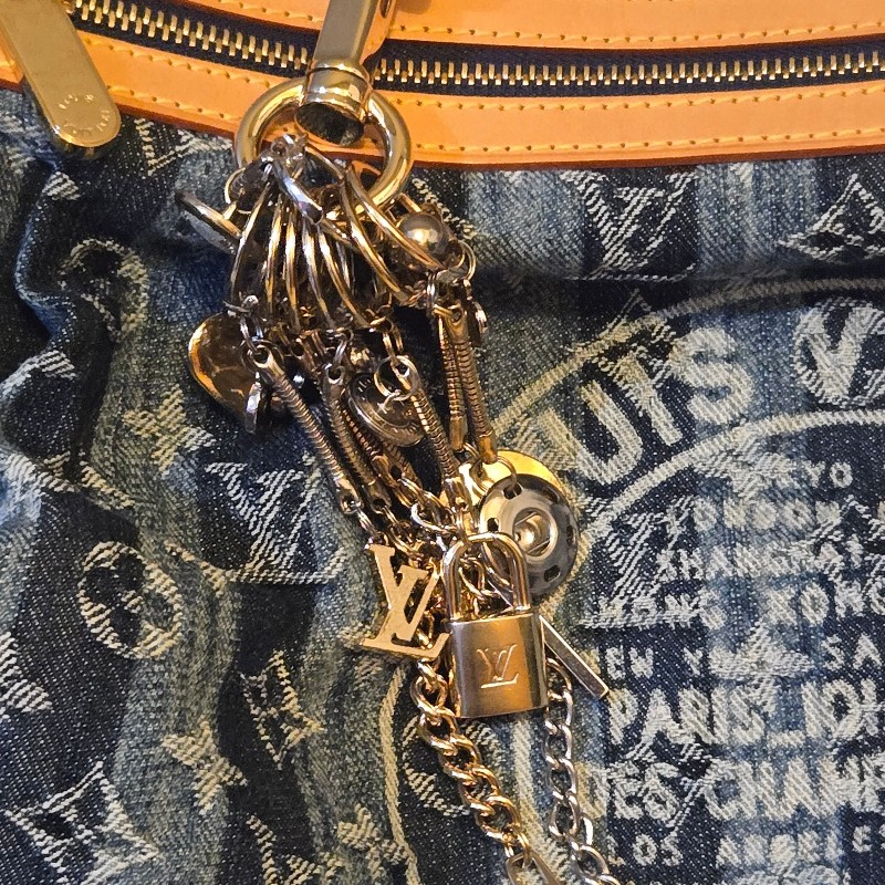 Louis Vuitton 2006 牛仔包 CABAS RAYE GM-4