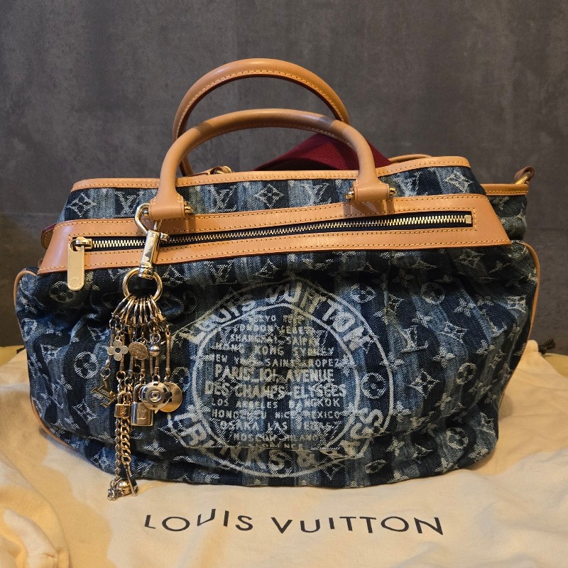 Louis Vuitton 2006 牛仔包 CABAS RAYE GM-5