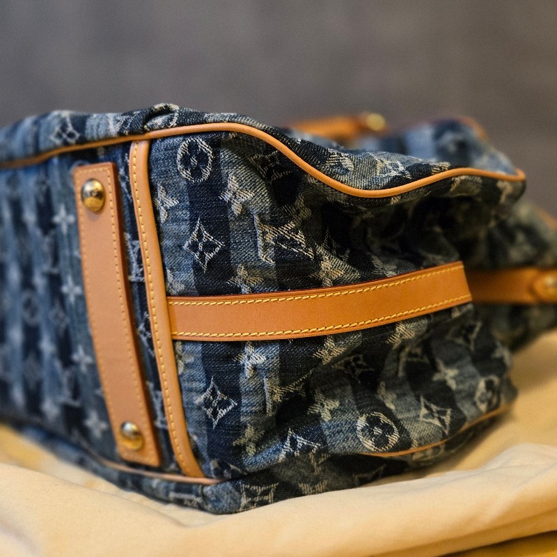 Louis Vuitton 2006 牛仔包 CABAS RAYE GM-7