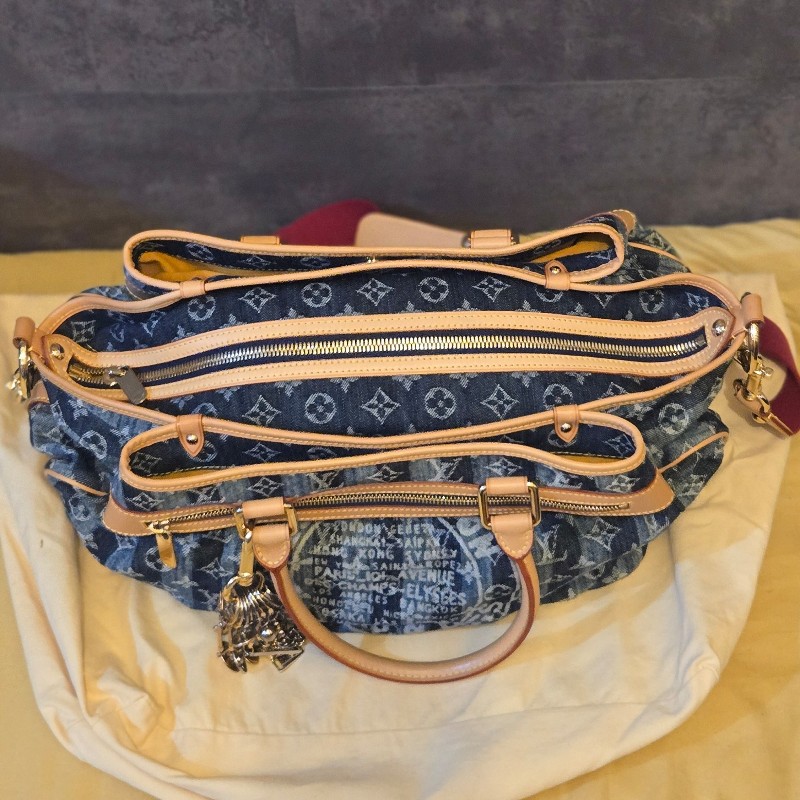 Louis Vuitton 2006 牛仔包 CABAS RAYE GM-15