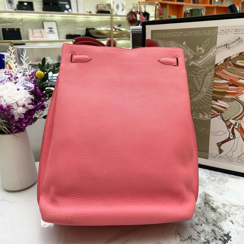 Hermes愛馬仕 So kelly26 齋普爾粉 手提單肩包~-1