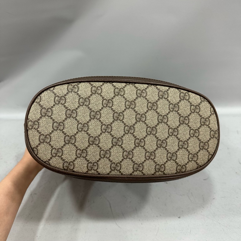 Gucci 540457 老花pvc拼牛皮水桶包 ophidia gg bucket bag-5