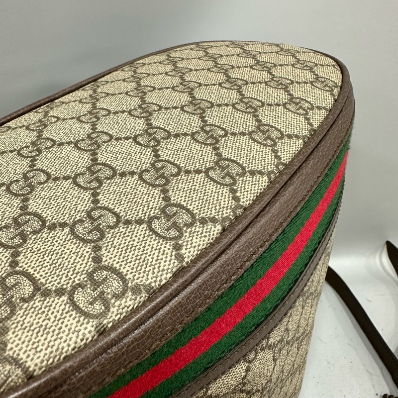 Gucci 540457 老花pvc拼牛皮水桶包 ophidia gg bucket bag-9