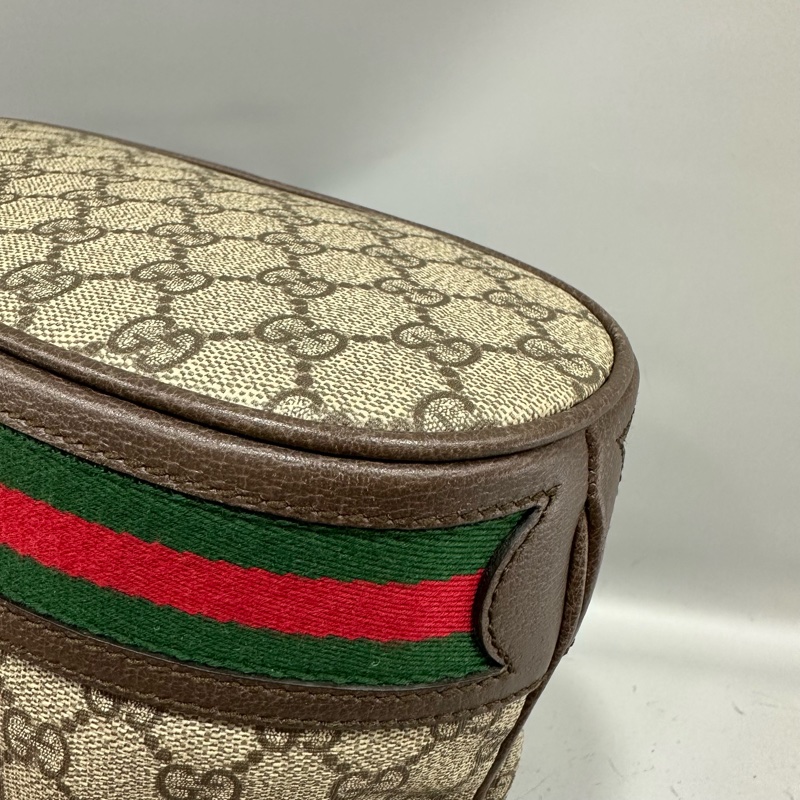 Gucci 540457 老花pvc拼牛皮水桶包 ophidia gg bucket bag-10