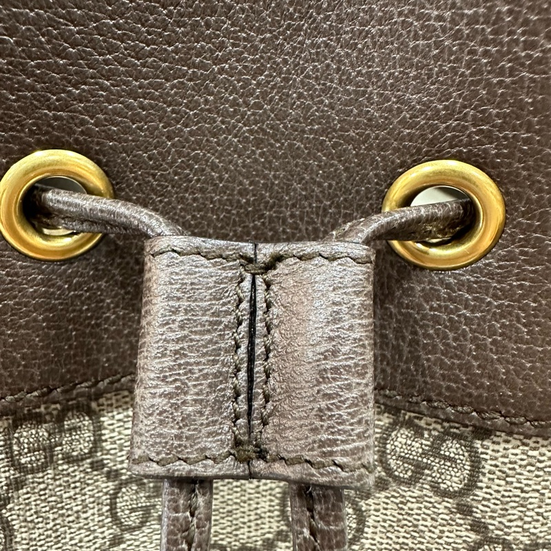 Gucci 540457 老花pvc拼牛皮水桶包 ophidia gg bucket bag-18