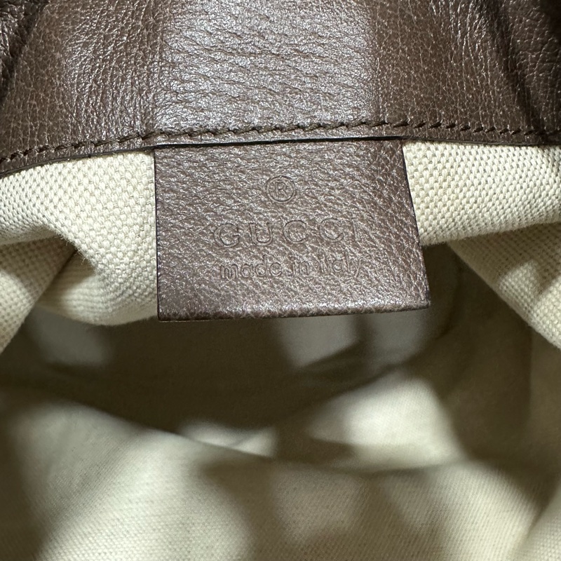Gucci 540457 老花pvc拼牛皮水桶包 ophidia gg bucket bag-31