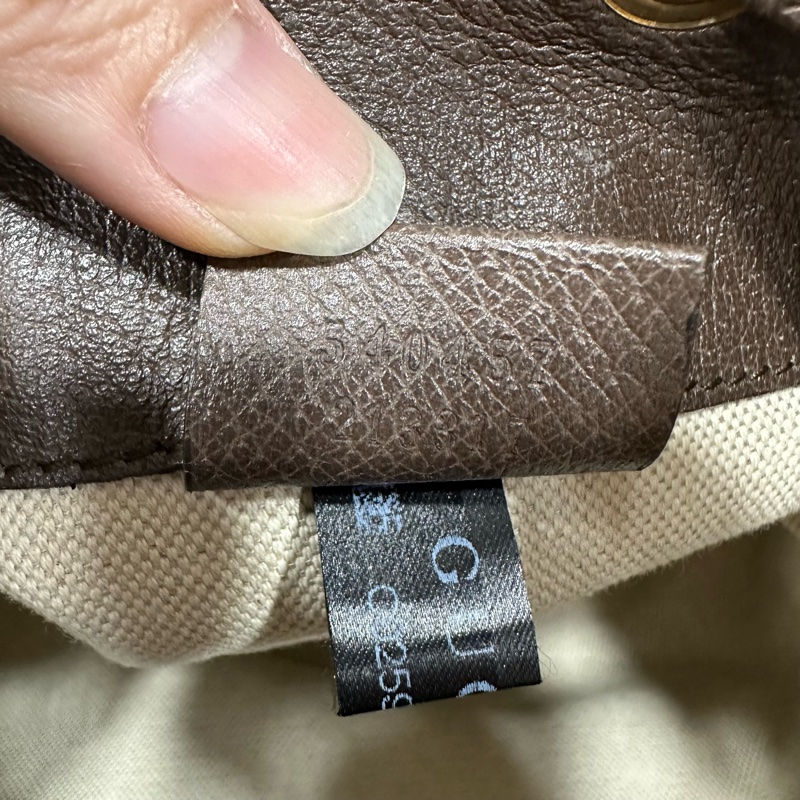 Gucci 540457 老花pvc拼牛皮水桶包 ophidia gg bucket bag-32