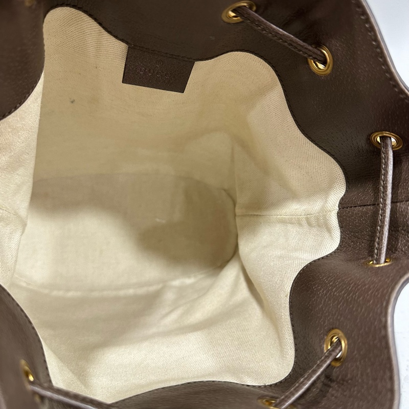 Gucci 540457 老花pvc拼牛皮水桶包 ophidia gg bucket bag-36