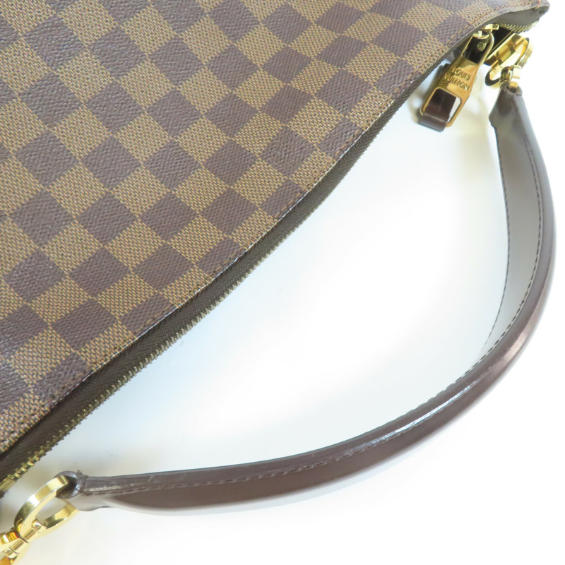 LOUIS VUITTON Damier Portobello PM金扣手挽袋-7