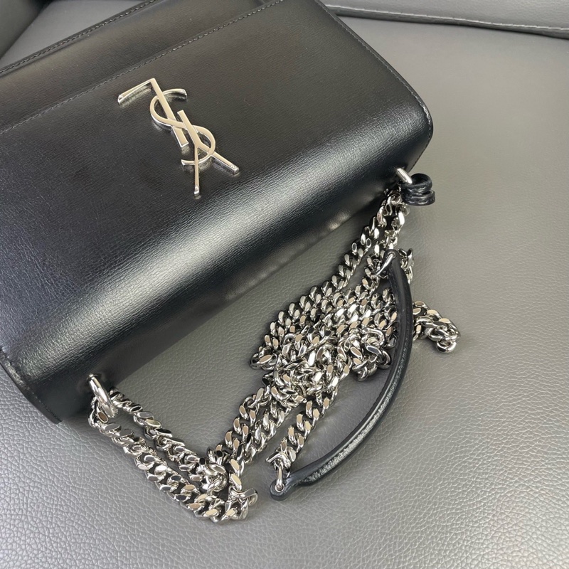超便宜🈶️購證❤️ #YSL #黑銀 #sunset #日落包 #中號-8
