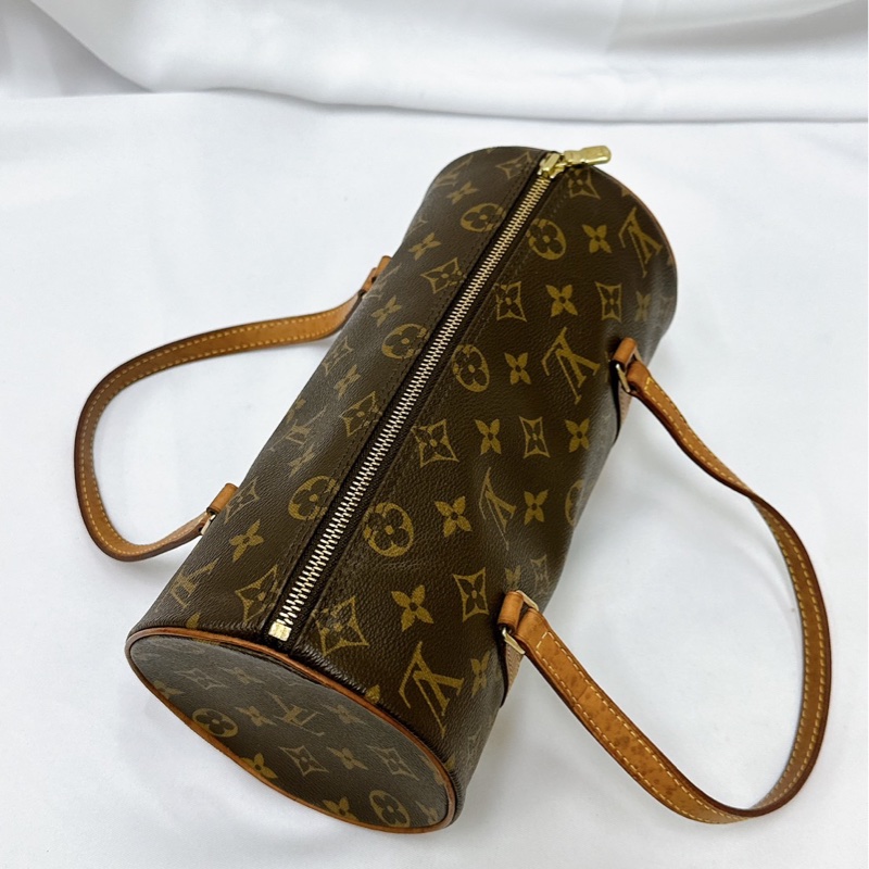 莉亞精品♡ LV 老花巴比龍 圓筒包 二手美包-4
