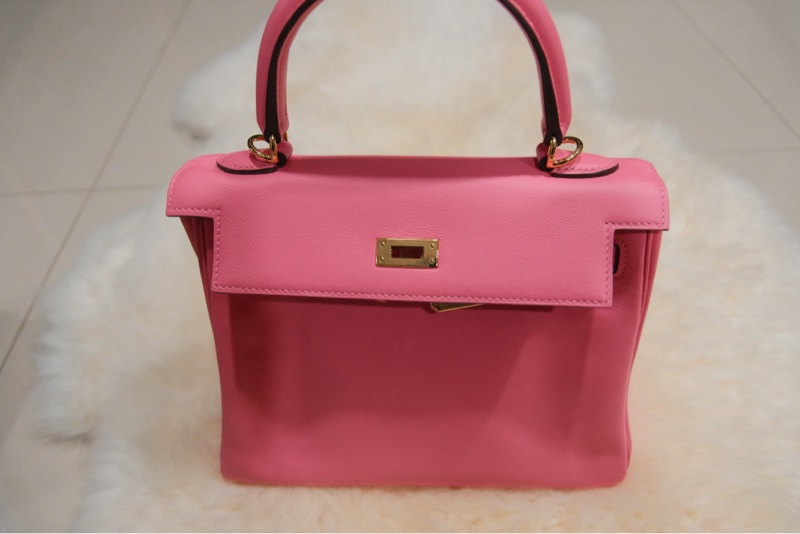 HERMES凱莉25公分金扣-1
