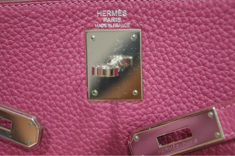 HERMES凱莉32公分銀扣-1