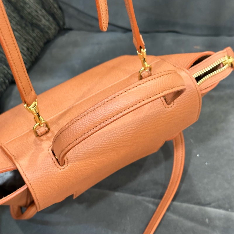 99新🌟 celine #珊瑚粉 #蜜桃粉 全皮 #鯰魚包 #nano-3