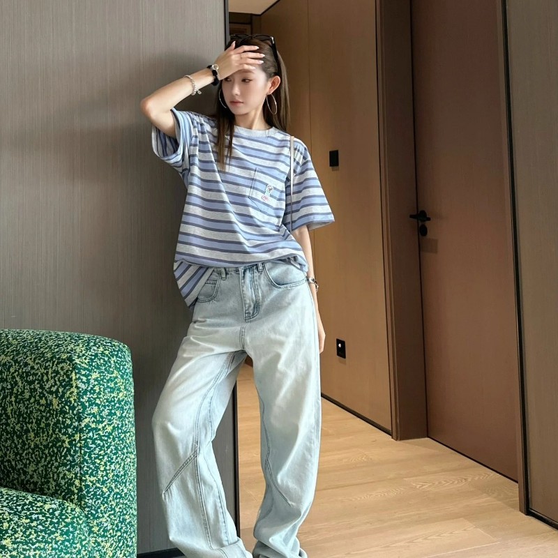 莉亞精品♡Dior 七夕限定條紋短T 尺碼L-1