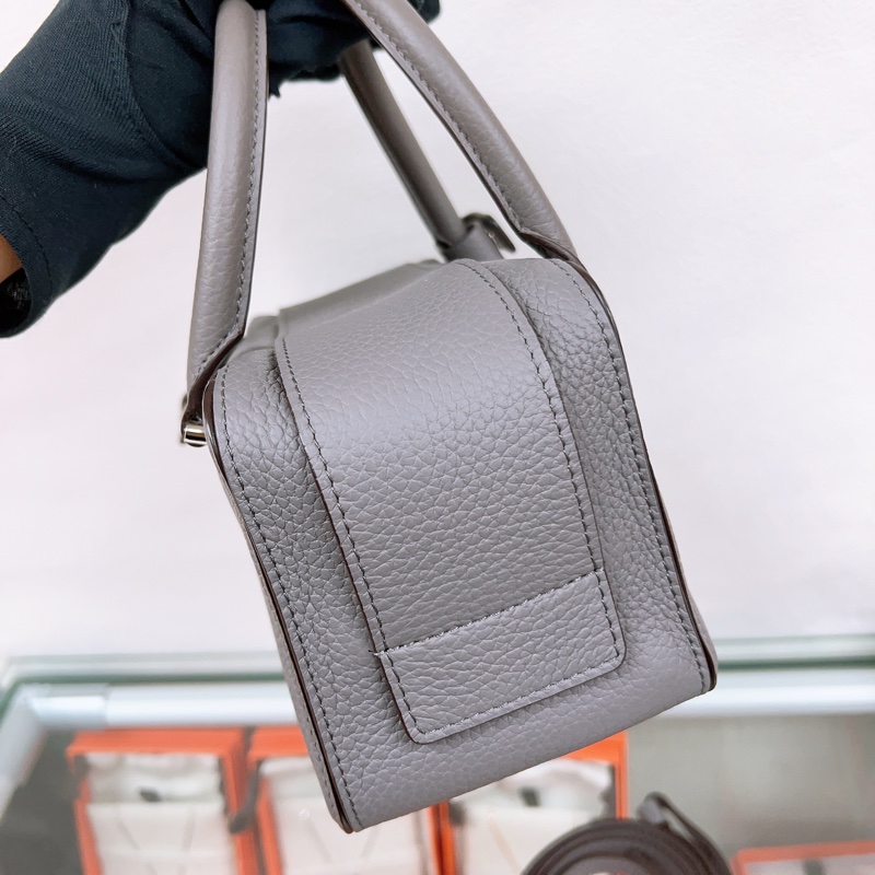 Delvaux coolbox mini 灰色手提/斜挎包-5