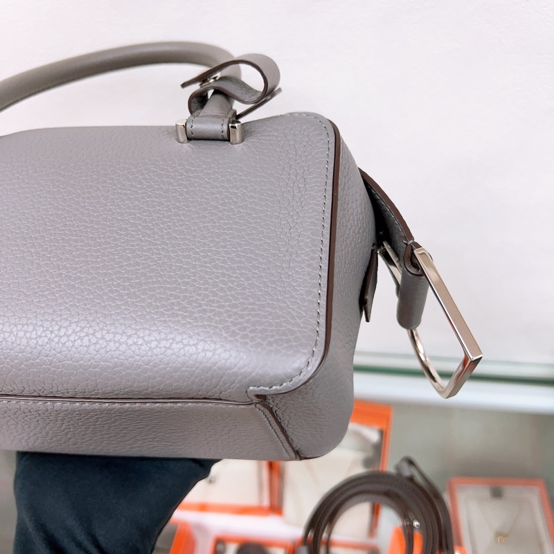 Delvaux coolbox mini 灰色手提/斜挎包-9