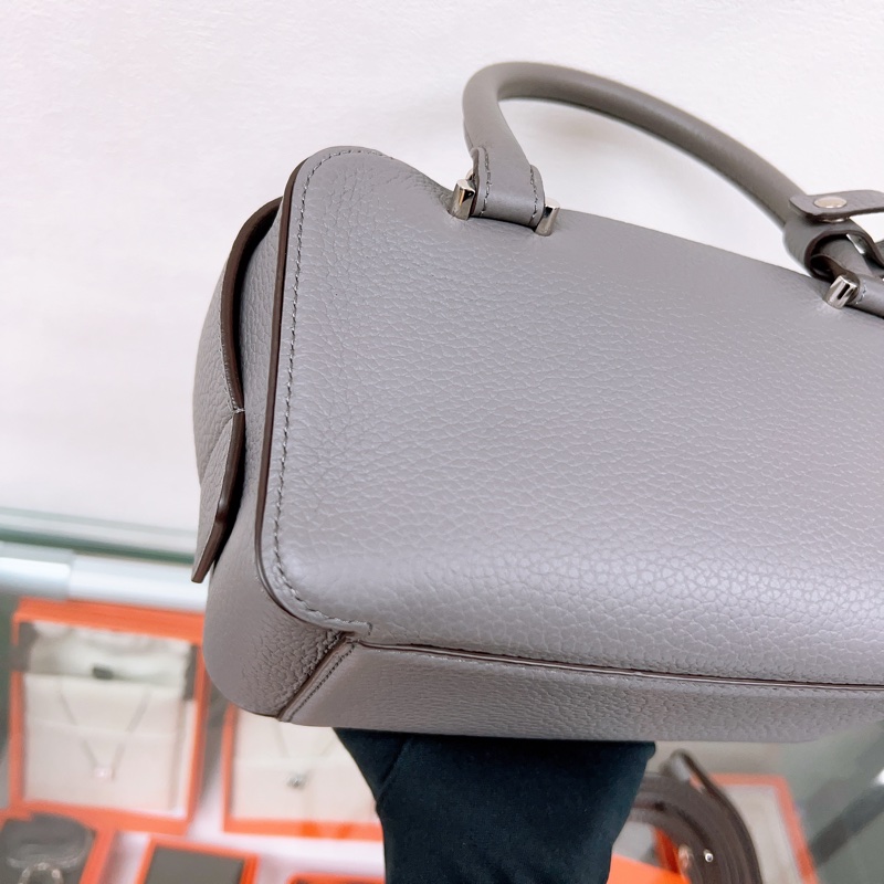 Delvaux coolbox mini 灰色手提/斜挎包-10