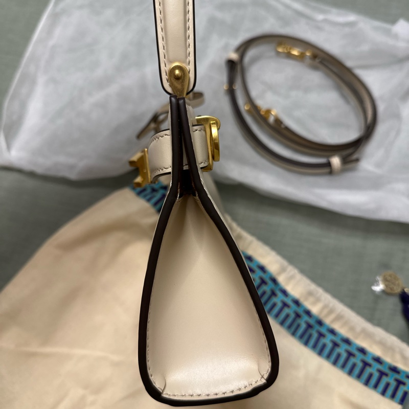 TORYBRUNCH 奶白色 LEE RADZIWLILL PETITE BAG-8