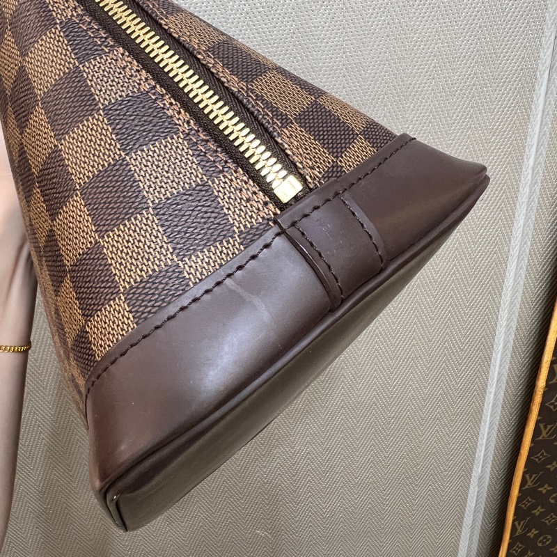 LV 咖格咖牛皮Alma PM手提貝殼包N51131-11