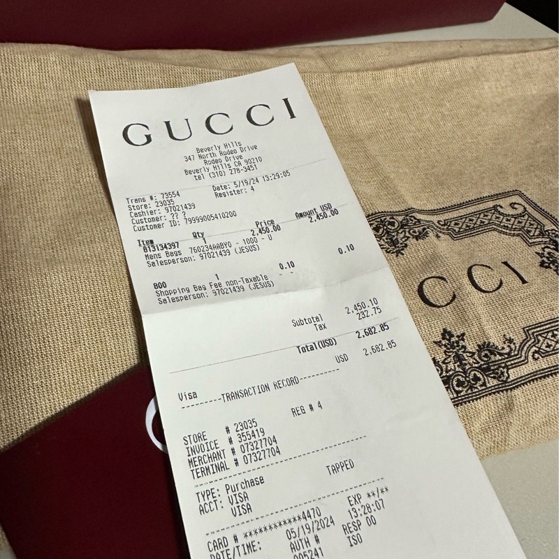 GUCCI Jumbo GG 760234黑色壓紋皮革側肩背郵差包-18