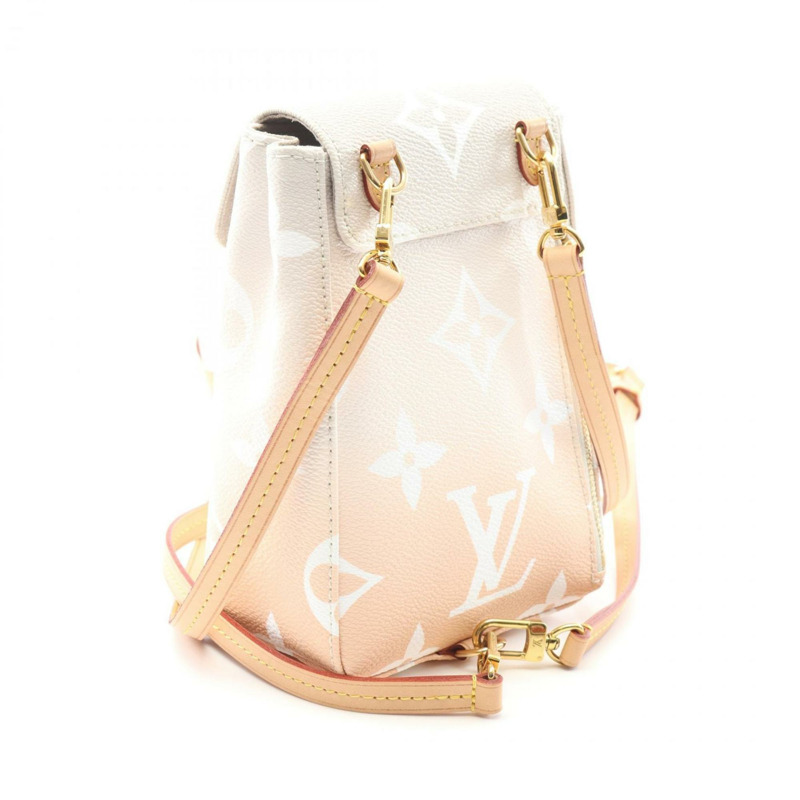 Louis Vuitton Tiny Backpack by the Pool，M45764，塗佈帆布和皮革 Monogram Giant，女款，灰棕色-1