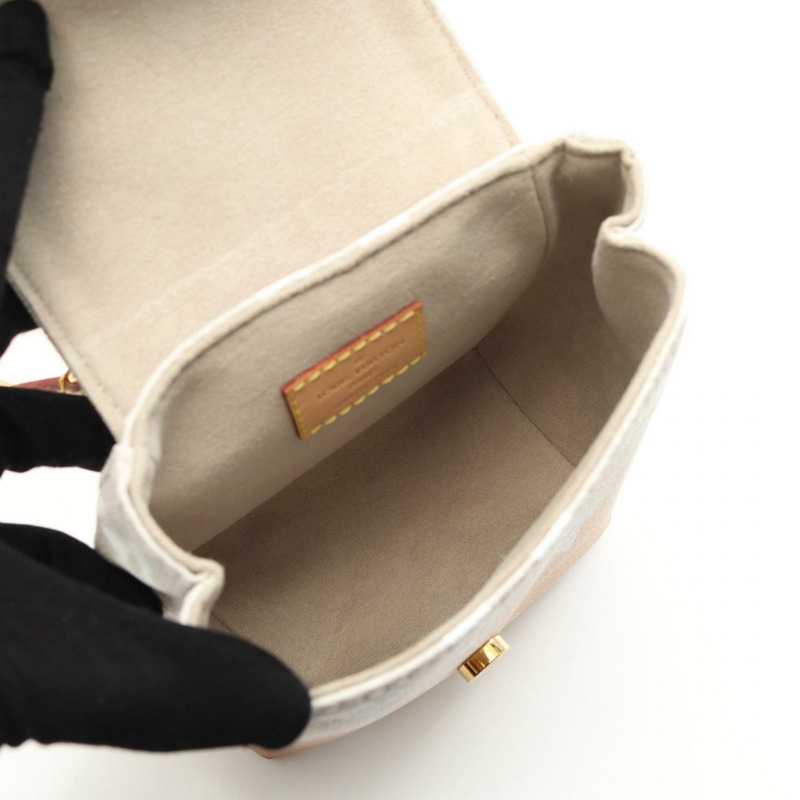 Louis Vuitton Tiny Backpack by the Pool，M45764，塗佈帆布和皮革 Monogram Giant，女款，灰棕色-2