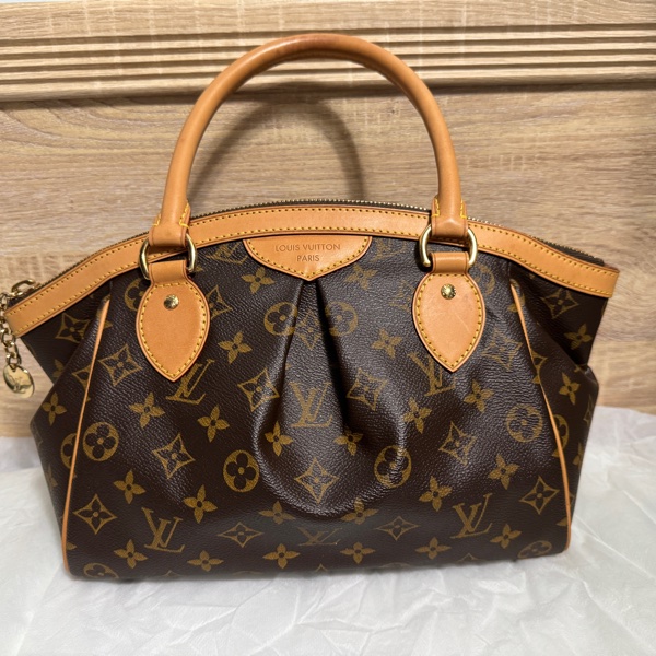 Louis Vuitton/M40143/棕色經典老花/Tivoli PM/手提包-5