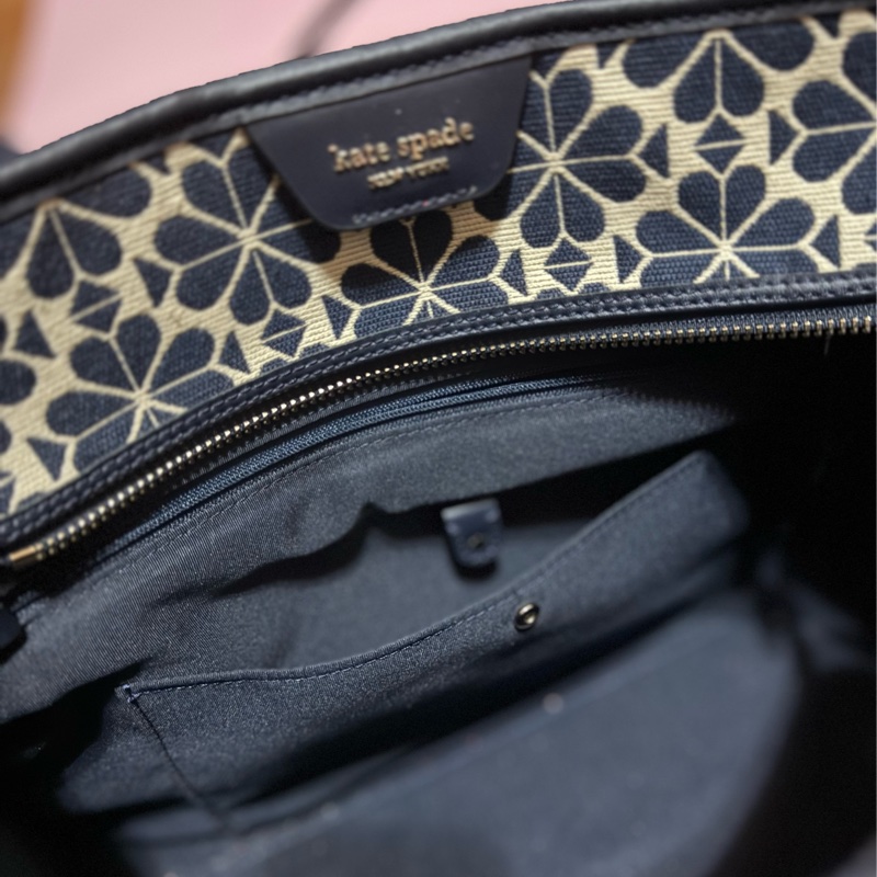 Kate Spade New York中號桃心四葉緹花包-3