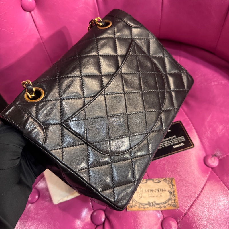 Chanel 巴黎限定鴛鴦釦小款CF/王吉娜古董精品-5