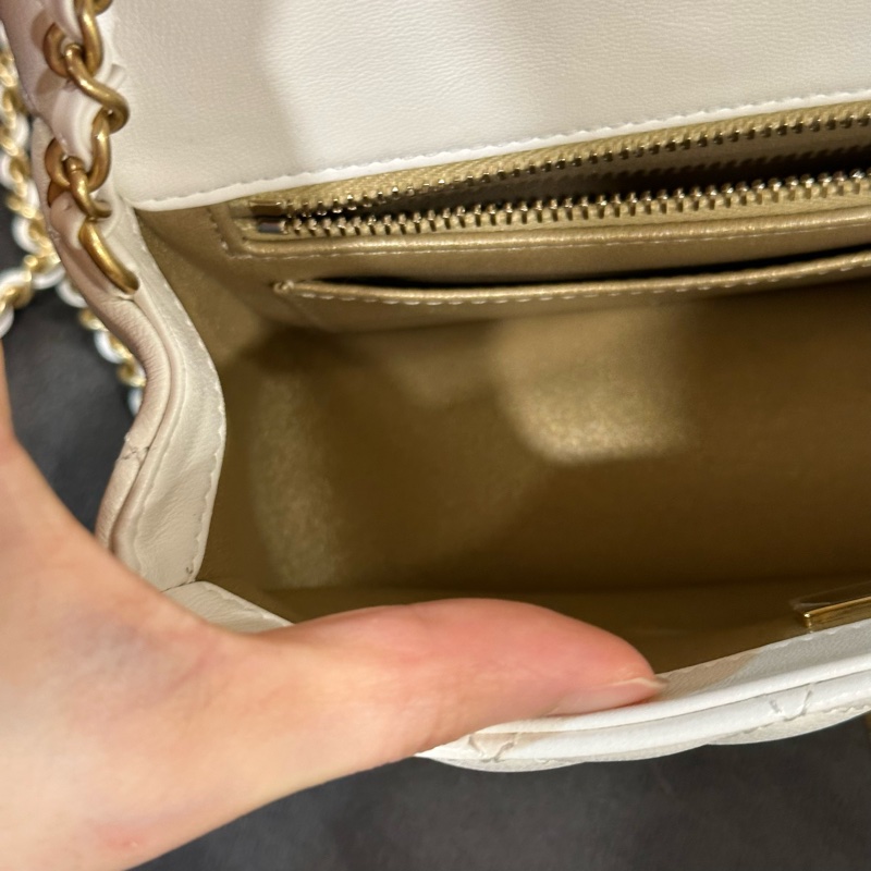 全新大全配🈶️25年購證❤️香奈兒 #白金 #金球 #cf20 #mini-18