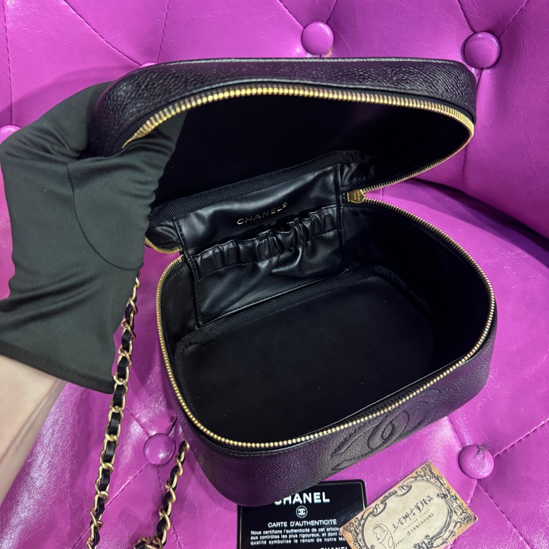 Chanel vintage 化妝包/王吉娜古董精品-7