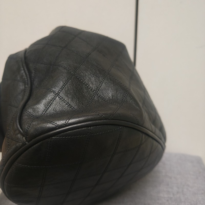 ㊣✨CHANEL✨香奈兒 黑色 老香 小香 Vintage 雙C 多背法 水桶包 肩背包/二手包/二手精品🌳二手樹屋🌳-7