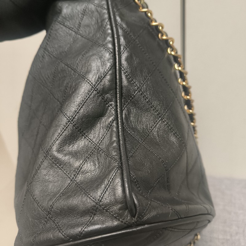 ㊣✨CHANEL✨香奈兒 黑色 老香 小香 Vintage 雙C 多背法 水桶包 肩背包/二手包/二手精品🌳二手樹屋🌳-24