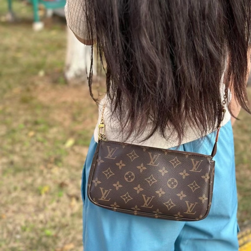 ✔️Louis Vuitton LV M51980 Monogram麻將包/手提包/肩背包-4