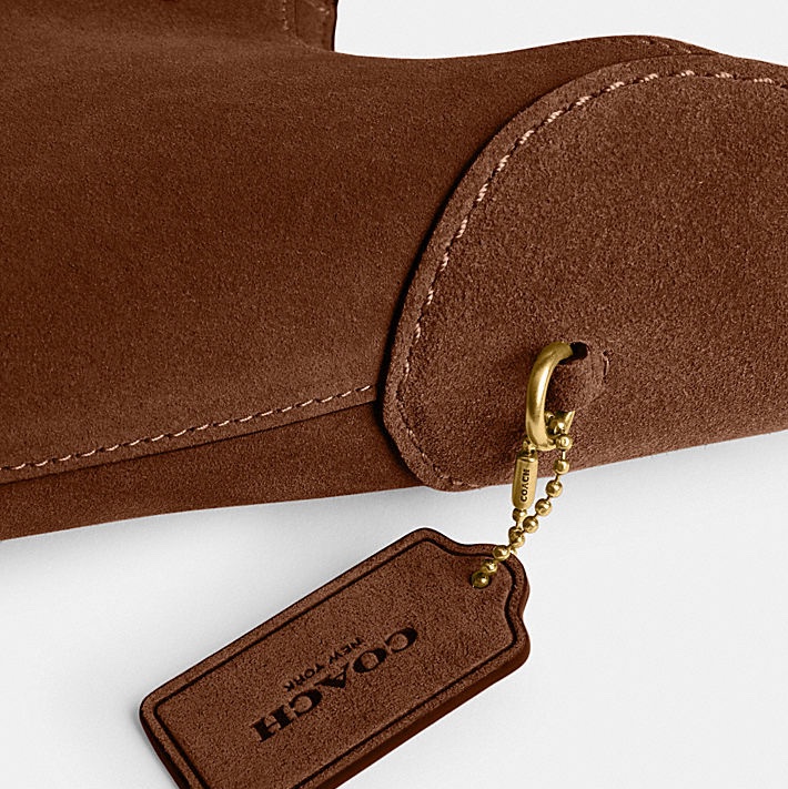 Coach BROOKLYN 28 麂皮 布魯克林 （2025秋冬新色）台灣購證-6